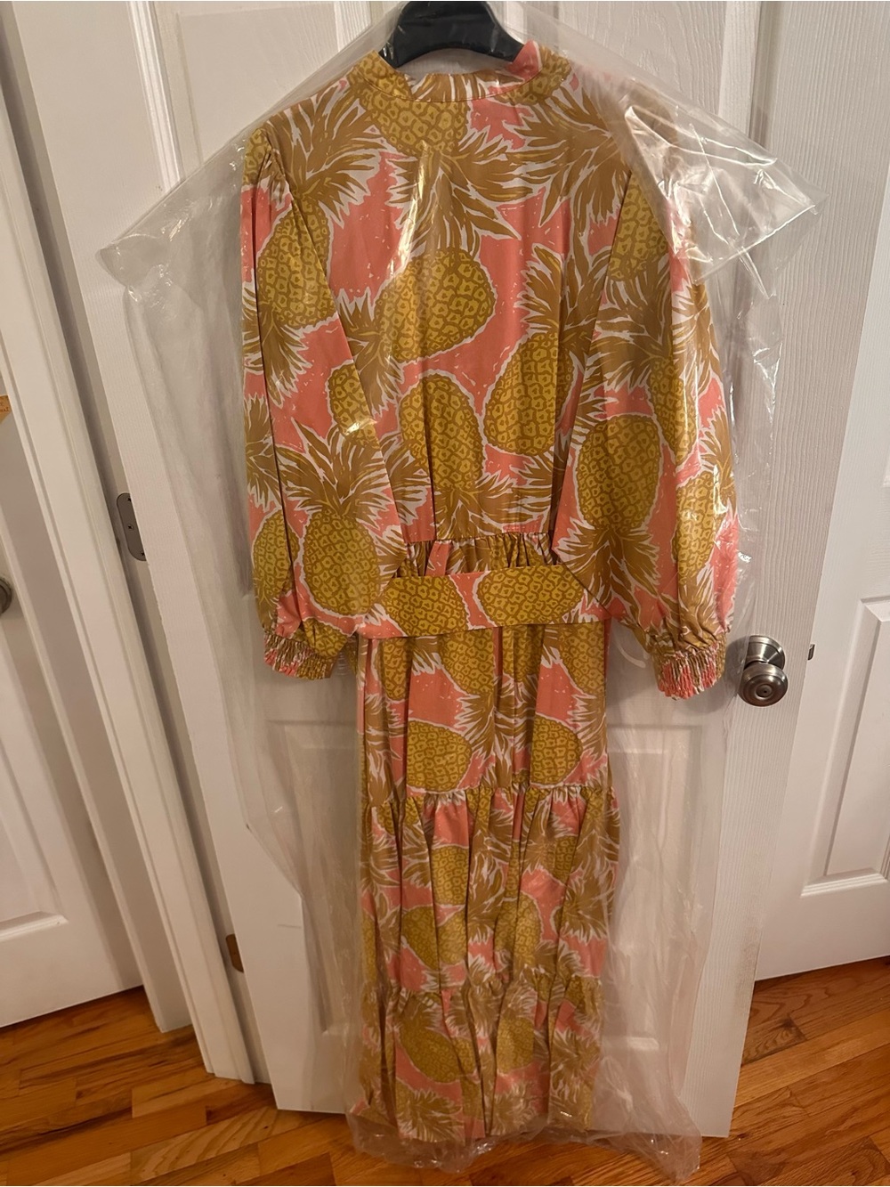 NWT Boden Pineapple Print Maxi Dress- US 8 - Picture 4 of 7